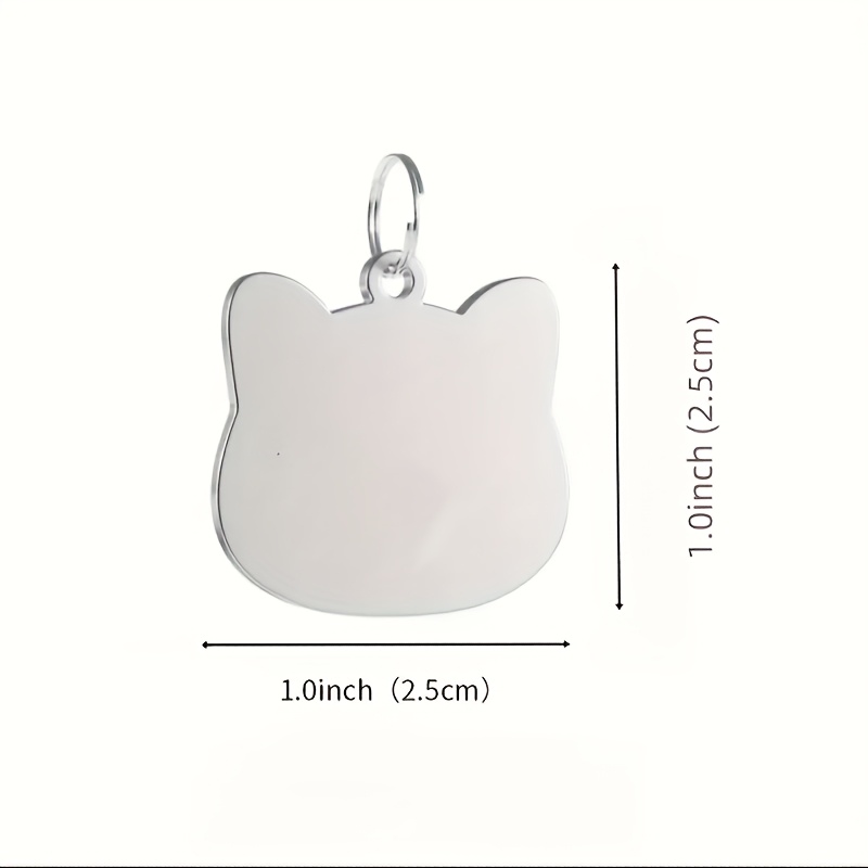 1 custom engraved pet tag personalized name and phone number pendant   for pet   kitten   Product details 0