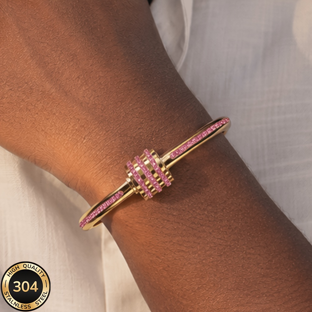 18K Golden Plated Minimalist Single Bangle, Unisex