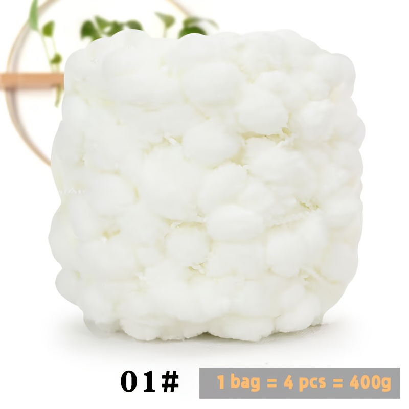 TEMU Un fil très pour petites boules, idéal pour de couvertures chaudes faites main, coussins, tapis, grandes capes, gilets, artisanat, paniers de