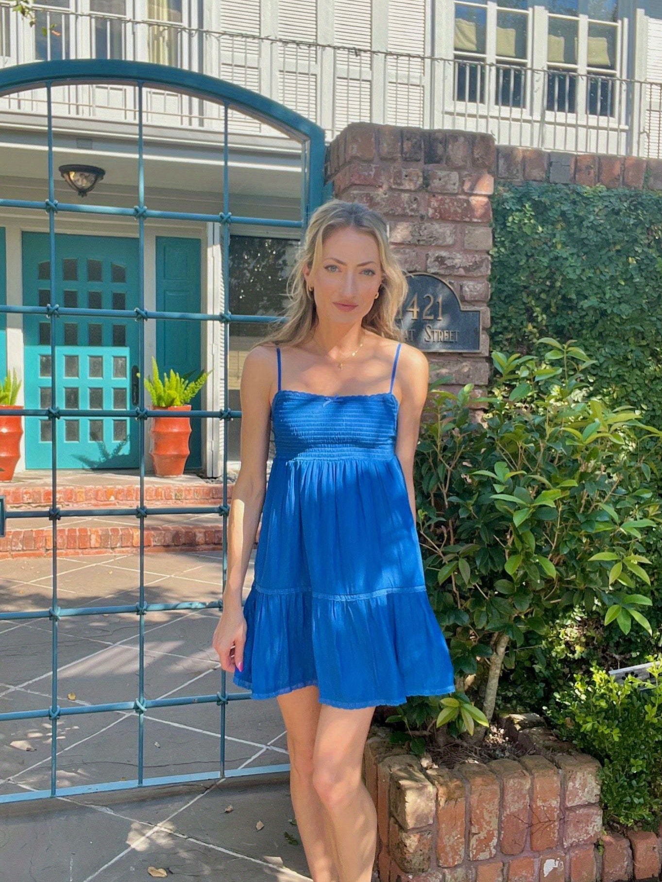 sachin and babi light blue dress Retro Fairy