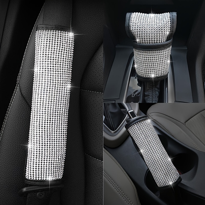 2 pezzi copri cintura di sicurezza per auto con corona