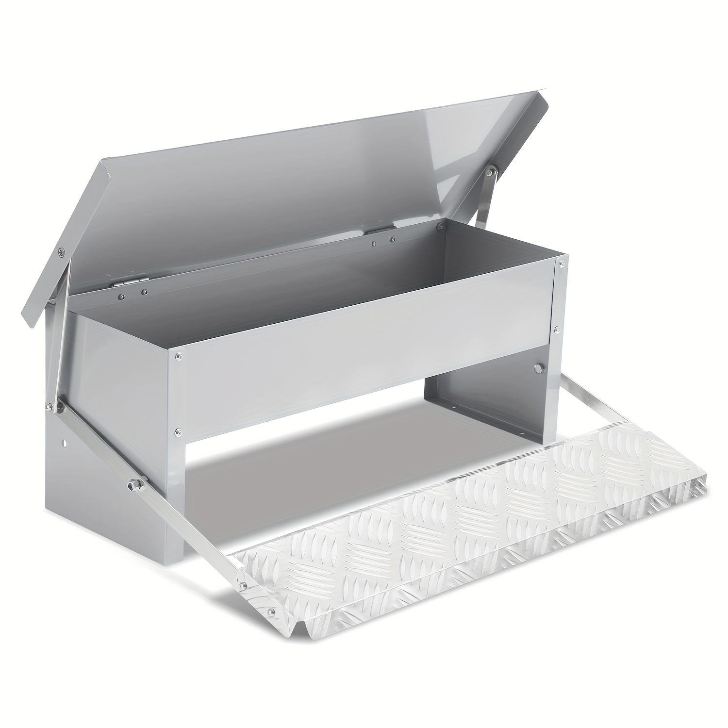 Sonnewelt Automatic Pet Feeder With Stainless Steel Lid, A 5kg Automatic Chicken Feeder With Non-slip Design And Innovative Inner Ramp, Ideal For Dogs And Cats!