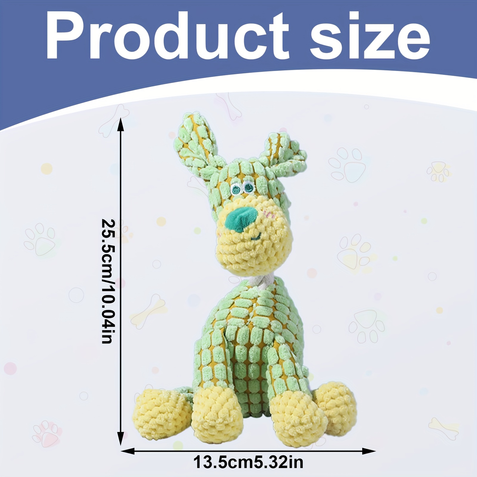 Plush Dog Toy Durable Design