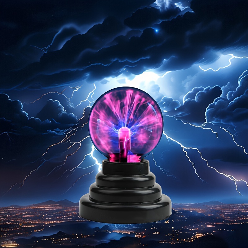 

Plasma Ball Lamp Led Usb Powered Touch Sensitive Nebula For Bedroom, Living Room, Game Room - No Battery Required (5-25w)