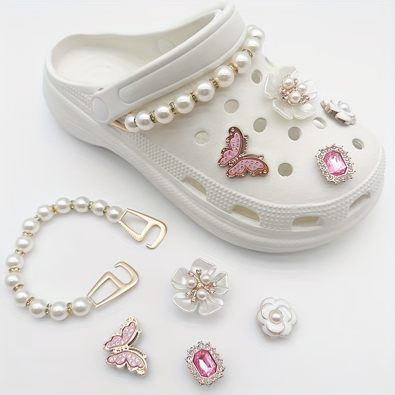 

10pcs Shoe Charms Set - Detachable & Buckles, Accessories For Women's Footwear, Plastic And , For Personalizing Crocs/,