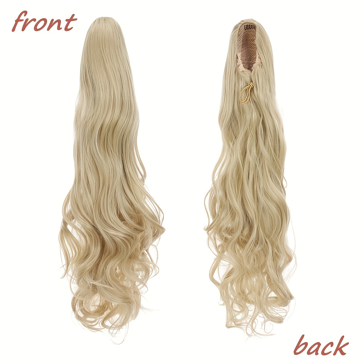 Hair pieces outlet with drawstring