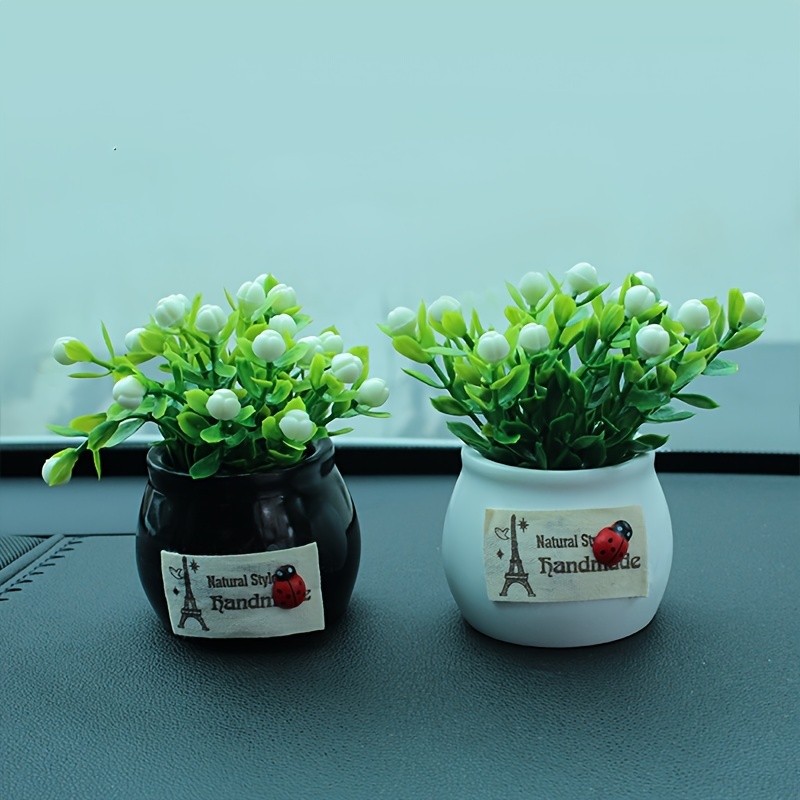Voiture ornement Simulation Mini plante en pot plante modèle