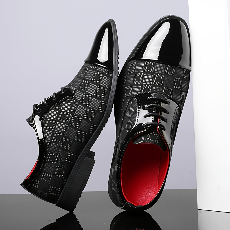 mens blue dress shoes sold on Temu United States