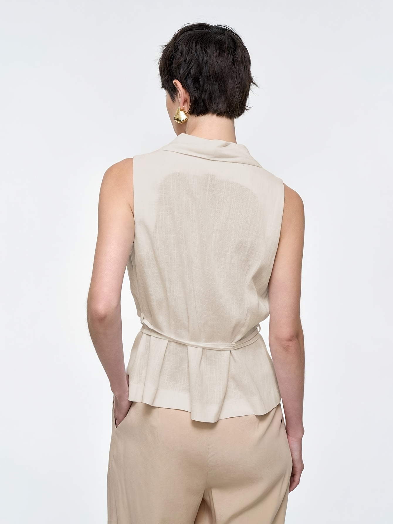 women's elegant semi sheer blouse bow detail classic collar Temu