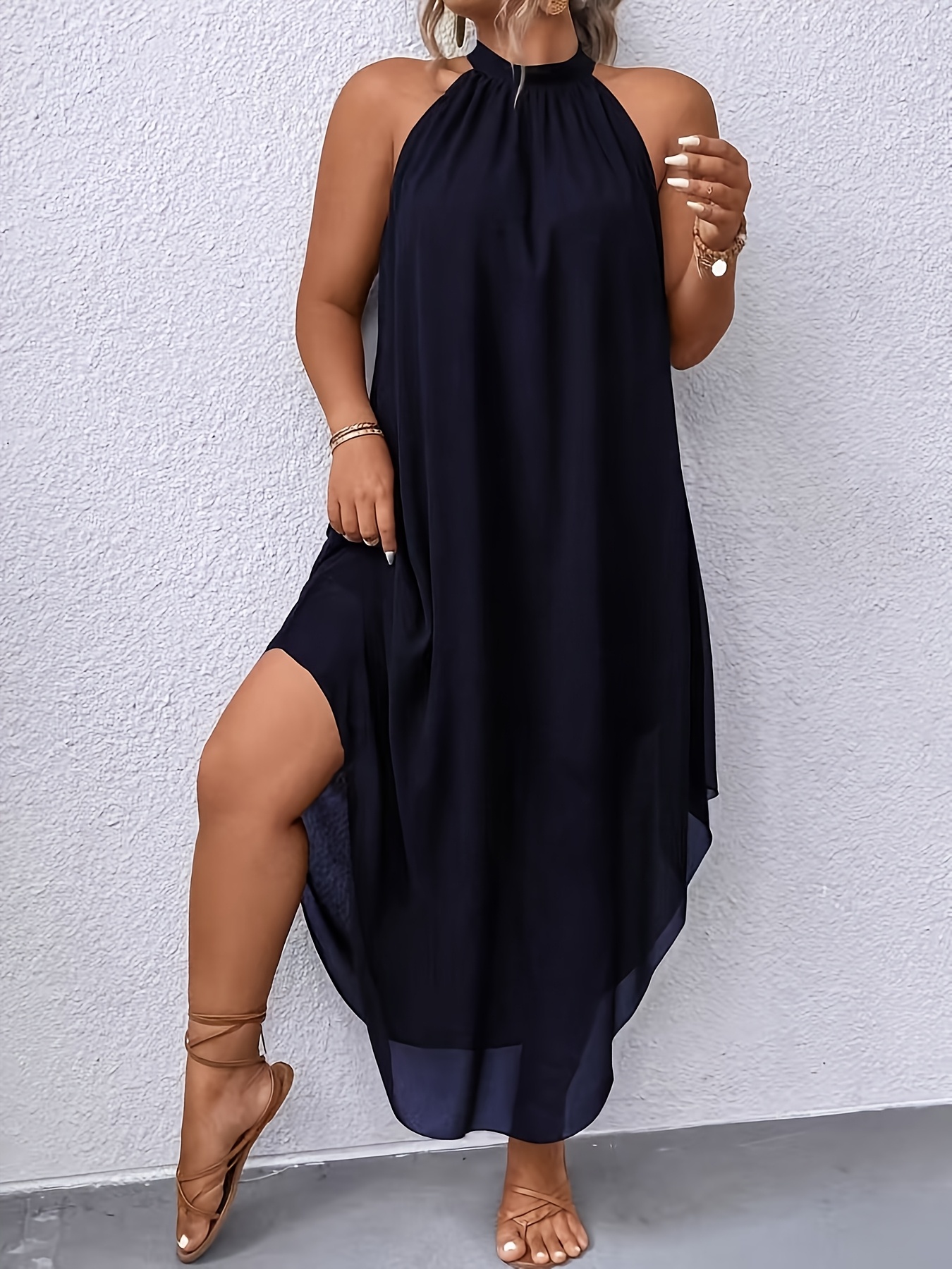 sachin and babi light blue dress Alicelle Halter Mini Dress main image 1