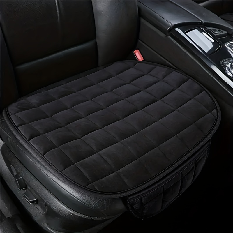 TEMU Premium Memory Foam Car Seat Cushion With Anti-slip Rubber Base & Storage Bag - Vehicles