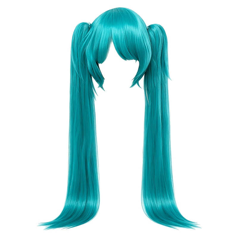 TEMU Juego de 1 peluca de cosplay de 34 pulgadas cebollino con , adecuada para Halloween, Navidad, festivos y disfraces de personajes de anime
