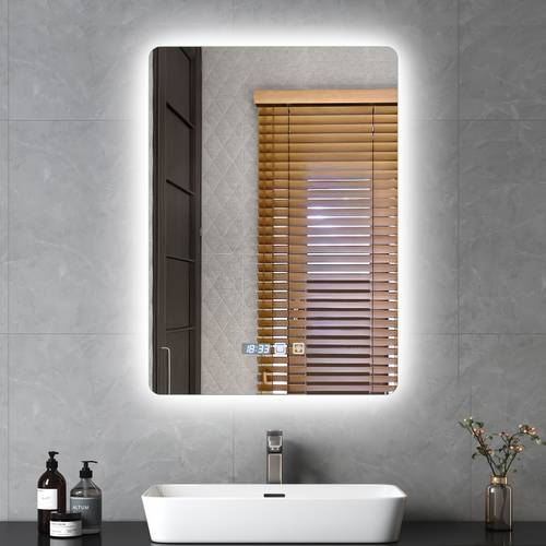 item picture high mirror with lighting 70cm dimmable wall mirror with touch switch color temperature adjustable from 3000k 6500k to enhance experience at home
