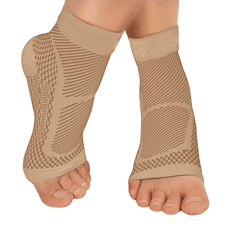 TEMU Compression Running Socks For Men And Women, Elastic Sports Pressure Socks, Short Socks