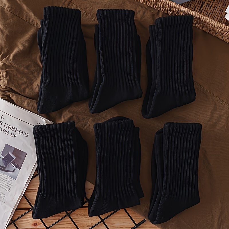 E-shop 7 Paar Herren Socken, atmungsaktiv, bequem, warm, weich, Freizeitsocken, für Winter und Herbst