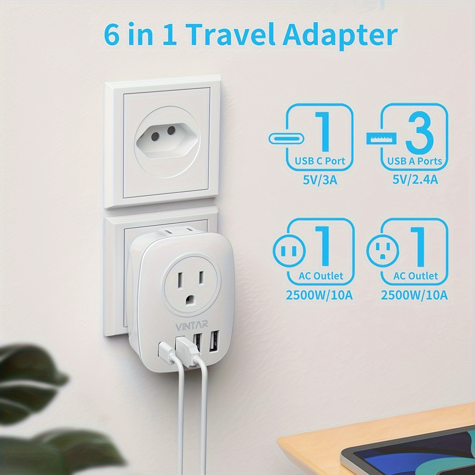 Switzerland Plug Adapter Type J Adapter Switzerland 1 Temu