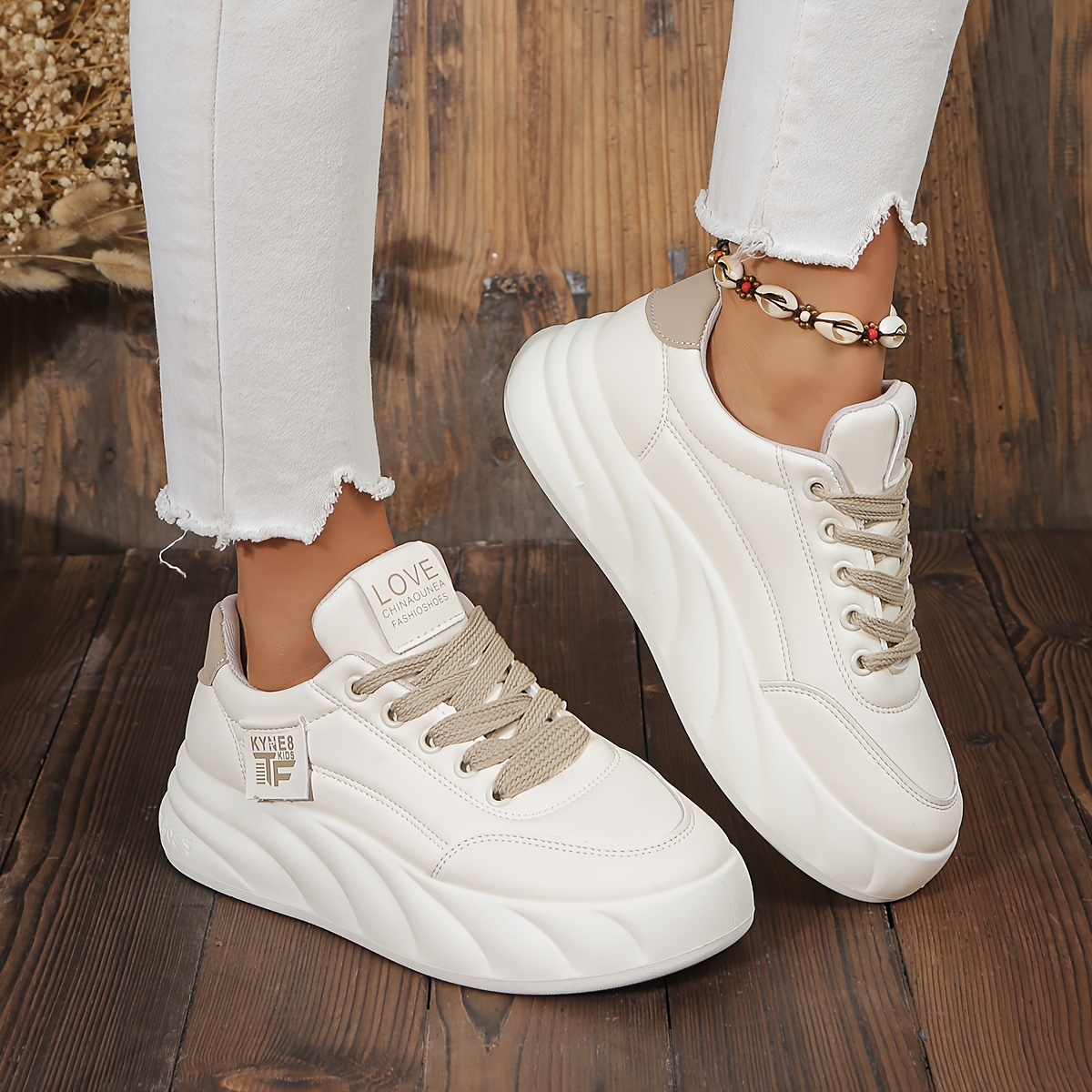 Platform seamless women's trainers online