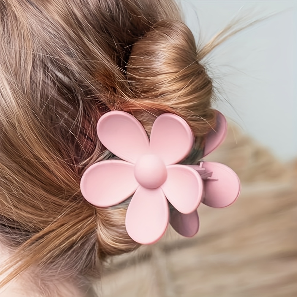 Blumen-Haarspangen Im Set – 6 Farben Für Dickes & Dünnes Haar