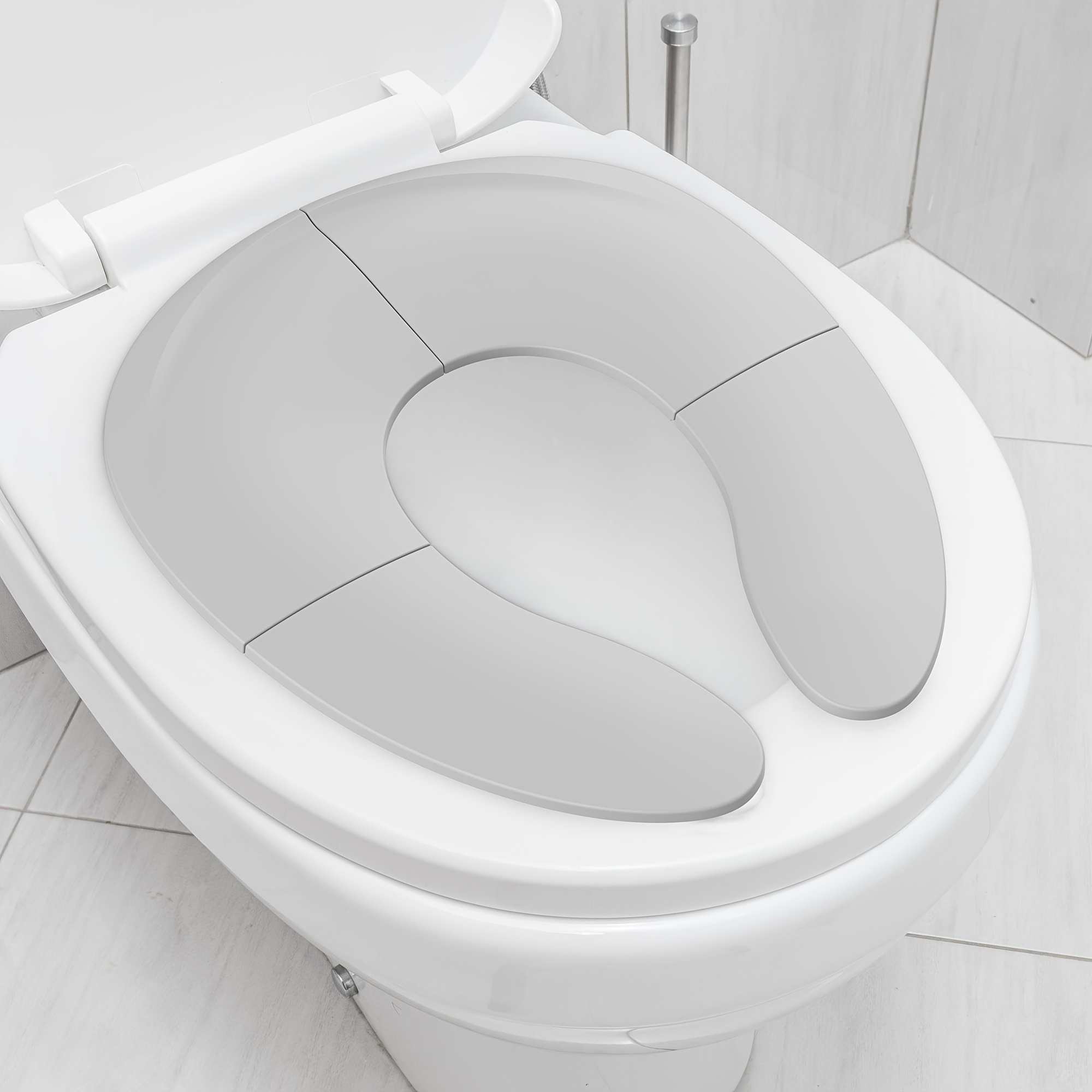 Image of Portable Folding Potty Training Seat With Suction Cup For Kids , Toddlers Toilet Seat Cover, Potty Seat Cover For Travel
