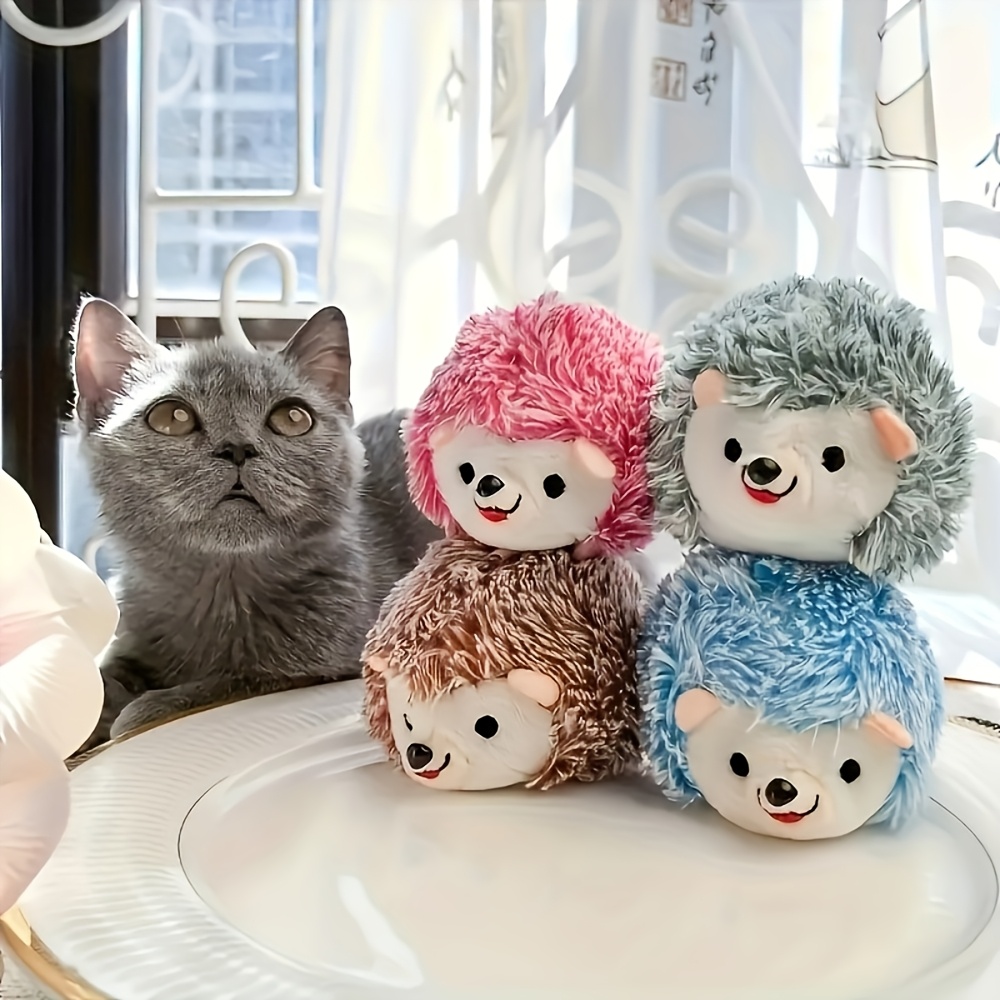 

1pc Jouet pour Animaux de Compagnie Hérisson en Peluche - aux Grattages et aux Morsures, Idéal pour le Jeu Interactif avec Chats & Chiens, Convient à Toutes les Races - Couleur Variable