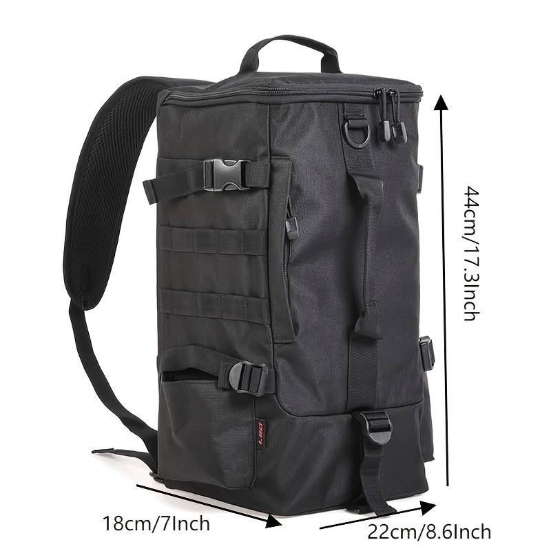 [1pc Black Fishing Backpack] 1pc 17.3