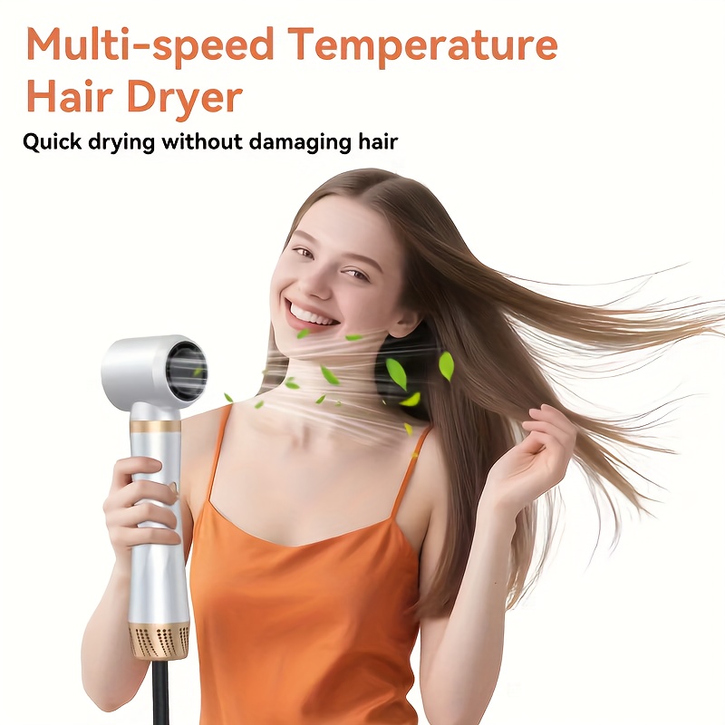 5-in-1 Professional Hair Styling Set by STYLEFI | Includes 1000W Hair Dryer, Curling Iron, Straightener, Round Brush, Diffuser | Low Noise, Quick Dry, 1.5-2.5M Power Cord, Compatible with 220V European Outlets, Multi-Functional Salon Tools for Styli