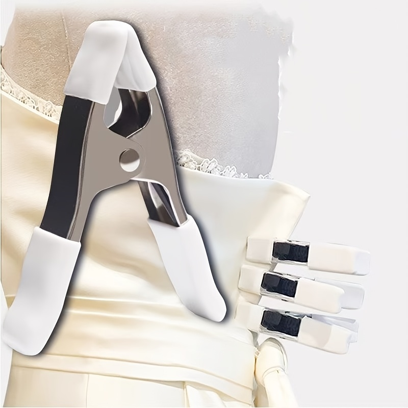 bridal dress fitting clamps Amazon.com: NAHANCO Fitting Clips 12 Plastic Fitting Clips for Alterations,  White (Pack of 12) : Home & Kitchen