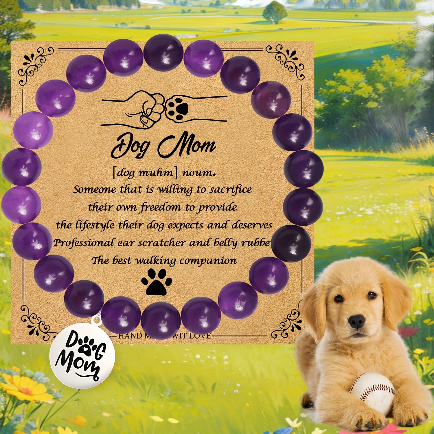 Valentine's Day Natural Stone Bracelet, Everyday Keepsake