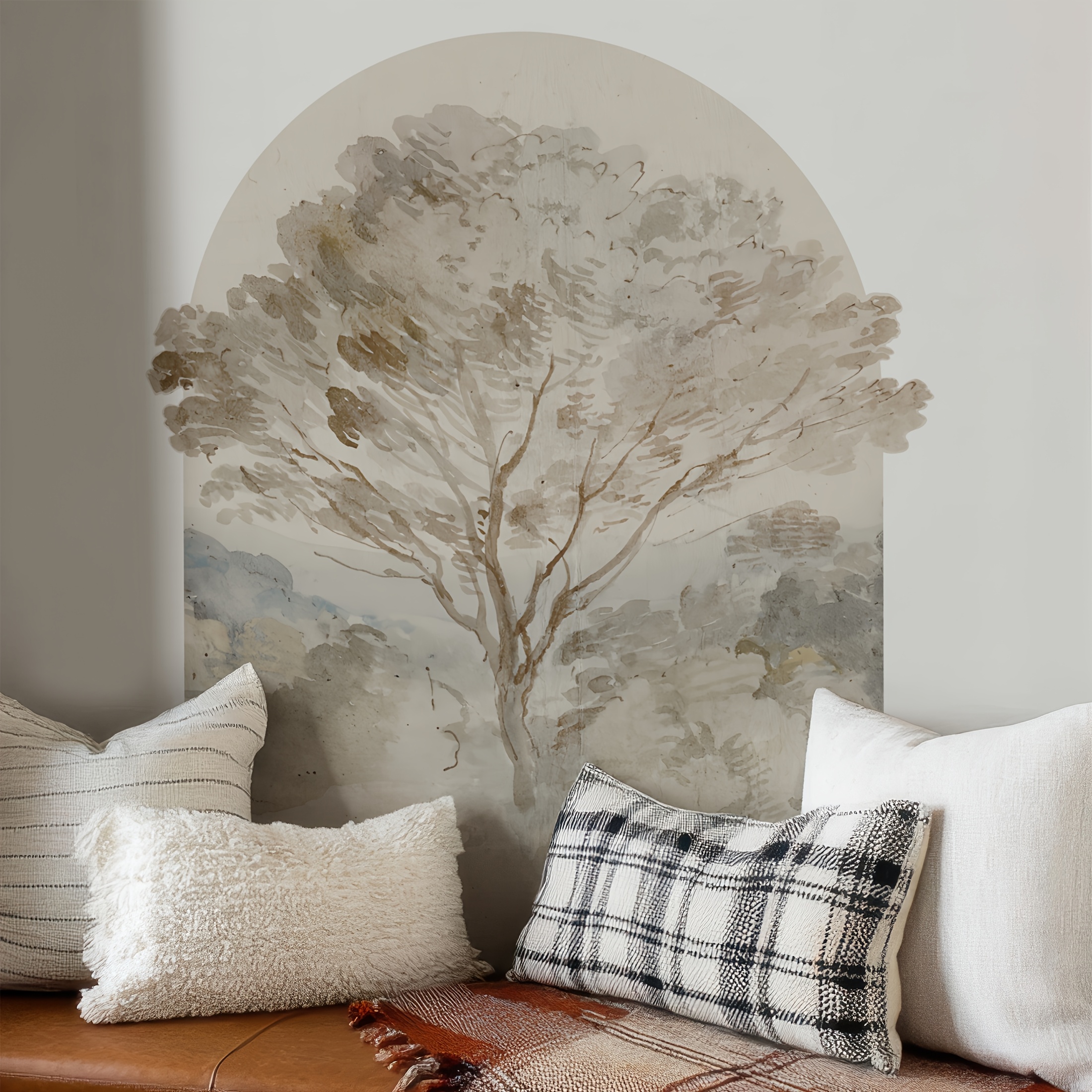 Tree Scenic Arch Wall Sticker Decal