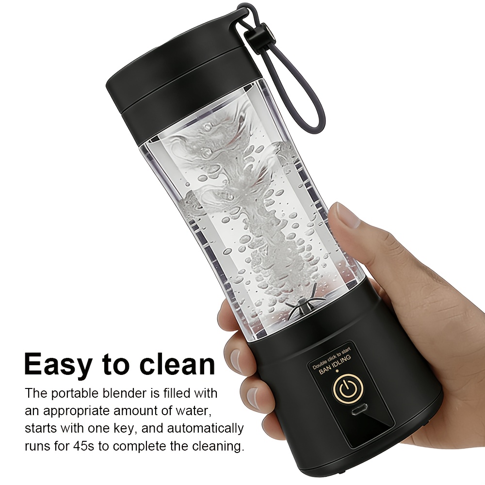 Rechargeable Portable Blender Cup, 12.85 Oz Electric USB Juicer... product image 8