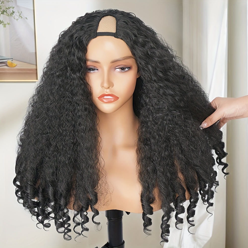 European American Fashionable Durable Curly Synthetic Wig Temu