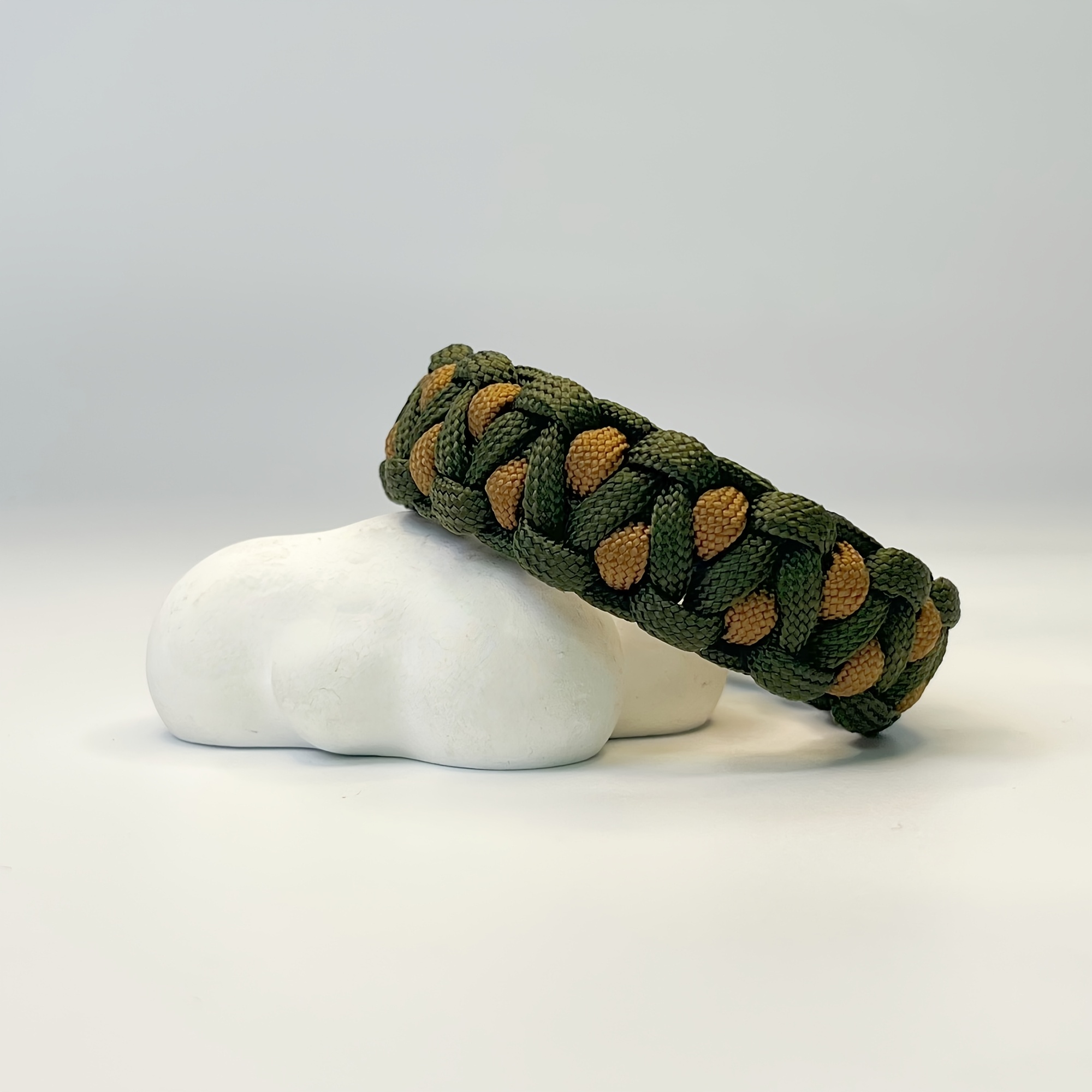 Two Tone Paracord Survival Wristband