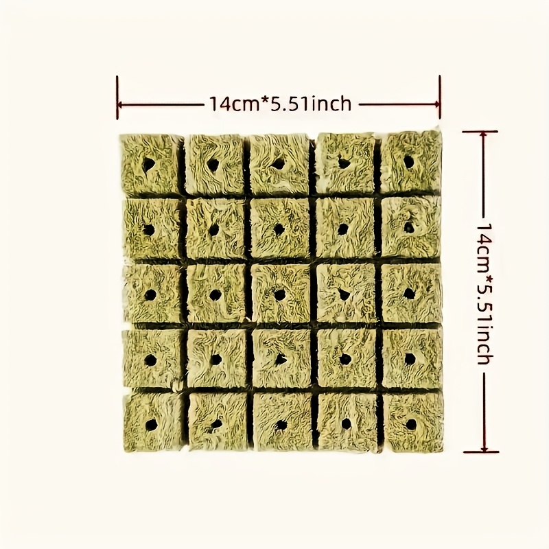 75pcs High-quality Grow Cubes Suitable For , , Seed Starting - Pre-drilled Plant Blocks With & Airflow, Durable Grow Medium For & Commercial Cultivation ()