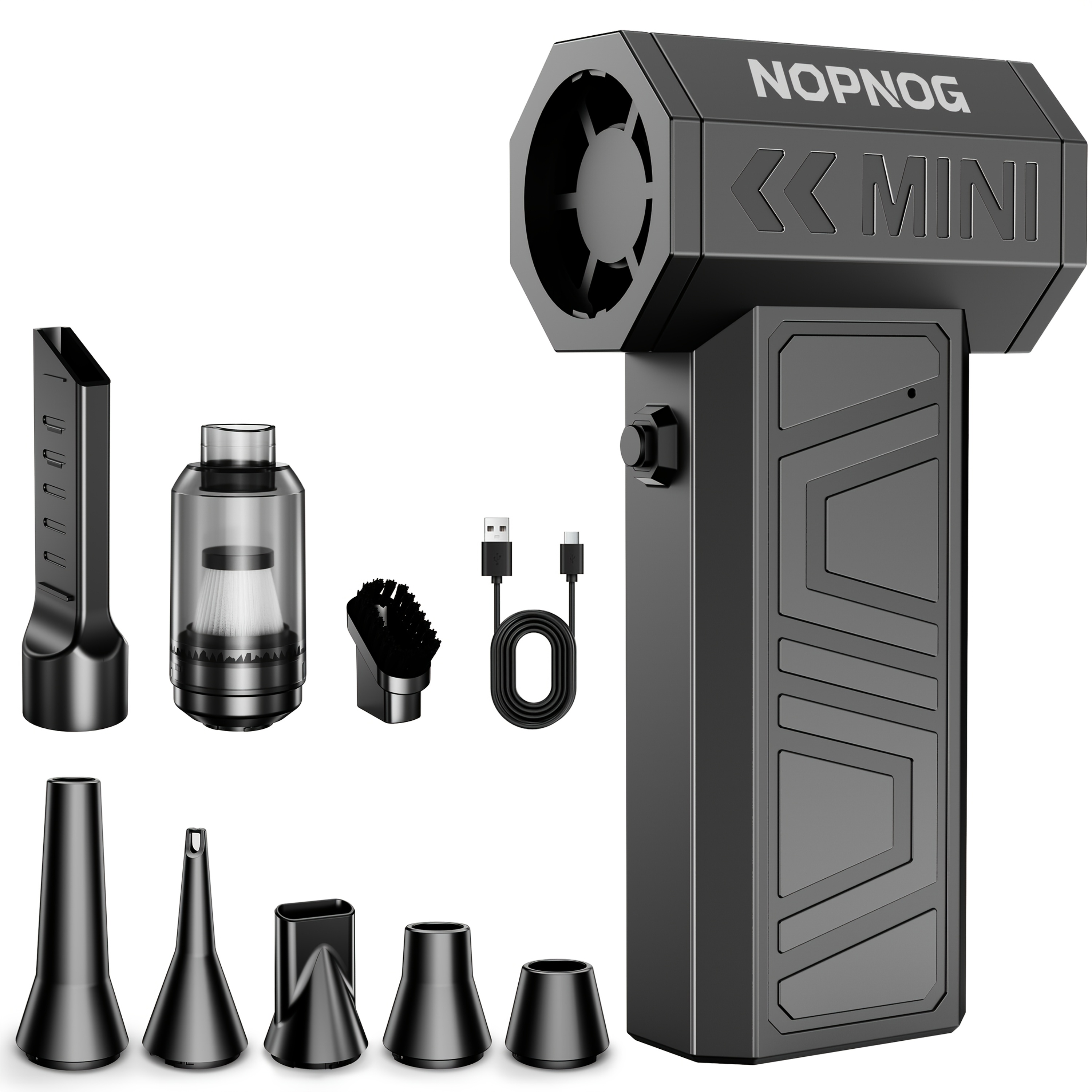 Image of 130000rpm Fan, Adjustable Wind Speed , Optional Vacuum Cleaner, For Car Cleaning Computer Dust Removal Outdoor Snow Blowing Etc