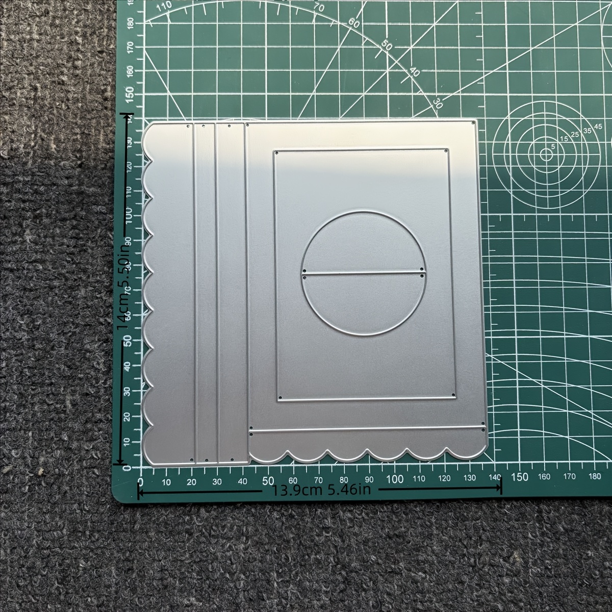TEMU 1pc Cutting Effect Metal Die Cut, For Card Making, Embossing Template, Metal Cutting Die, Suitable For Scrapbooking, Paper Craft, Card Making,