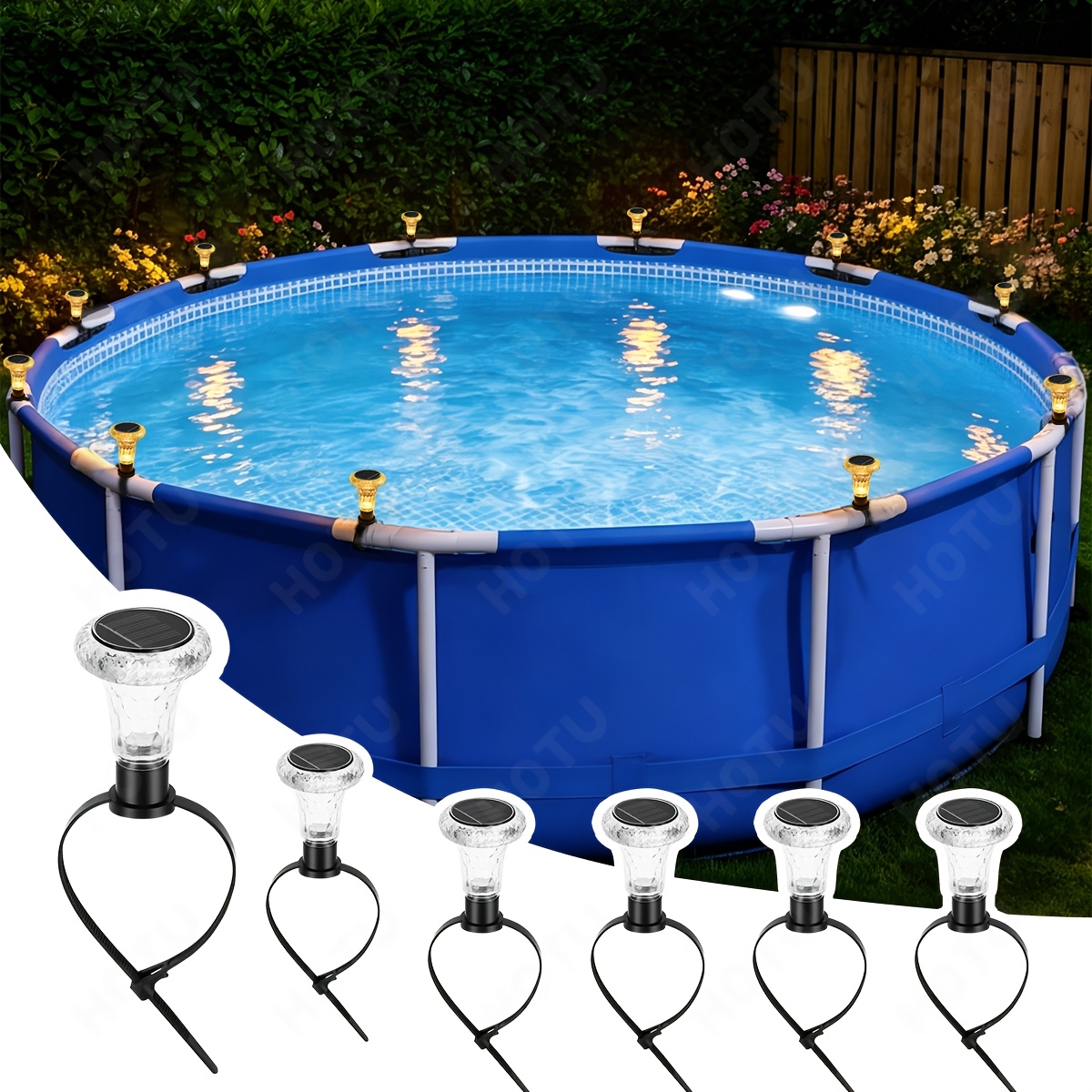 decorative lighting solar pool lights for above ground pools