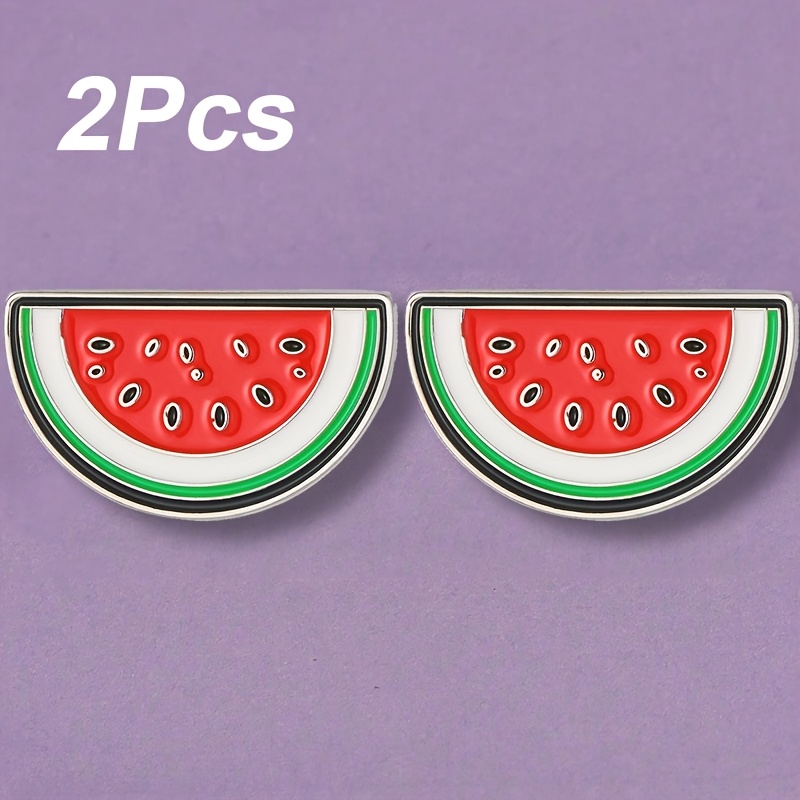 TEMU Set de 2 broches planos de acrílico 2D, diseño , tira de de dibujos animados, accesorio de moda unisex, pin, ideal para mochilas, sombreros y