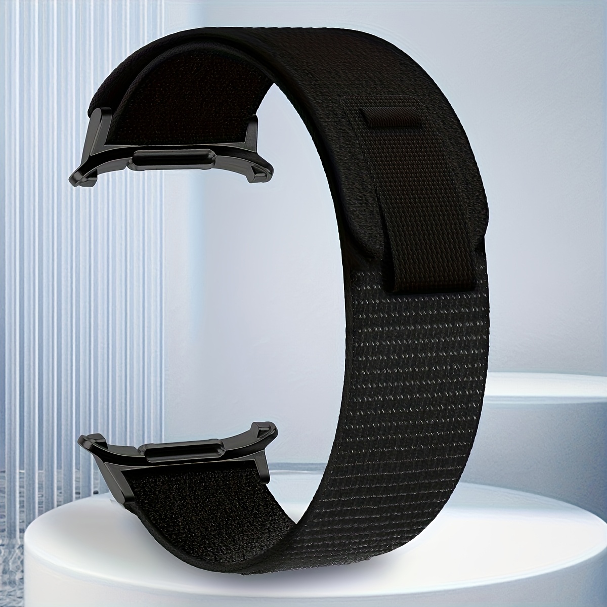 TEMU Braccialetto in nylon singolo per Galaxy Watch Ultra da 47mm, cinturino elastico regolabile e traspirante di ricambio per orologio Galaxy Watch