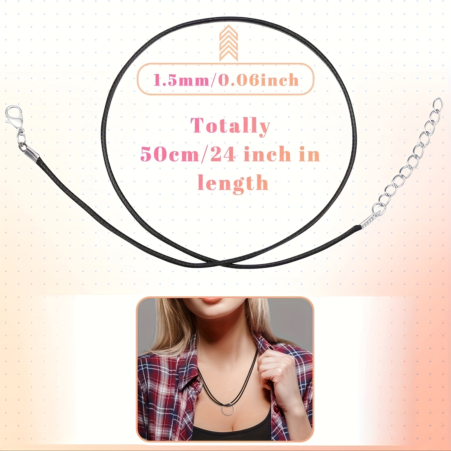 8pcs Resin Round Pendant Necklace Set
