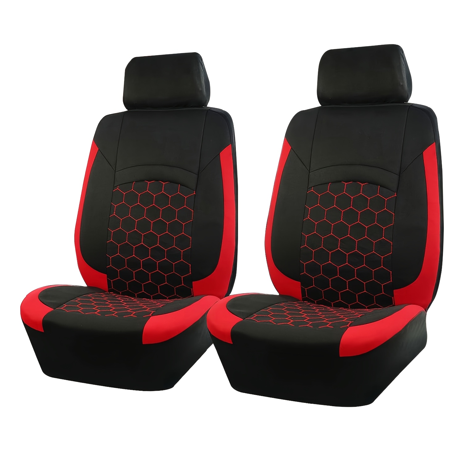 TEMU Sports Type Soccer Quilting Car Seat Cover Universal Size Fit Front Pair