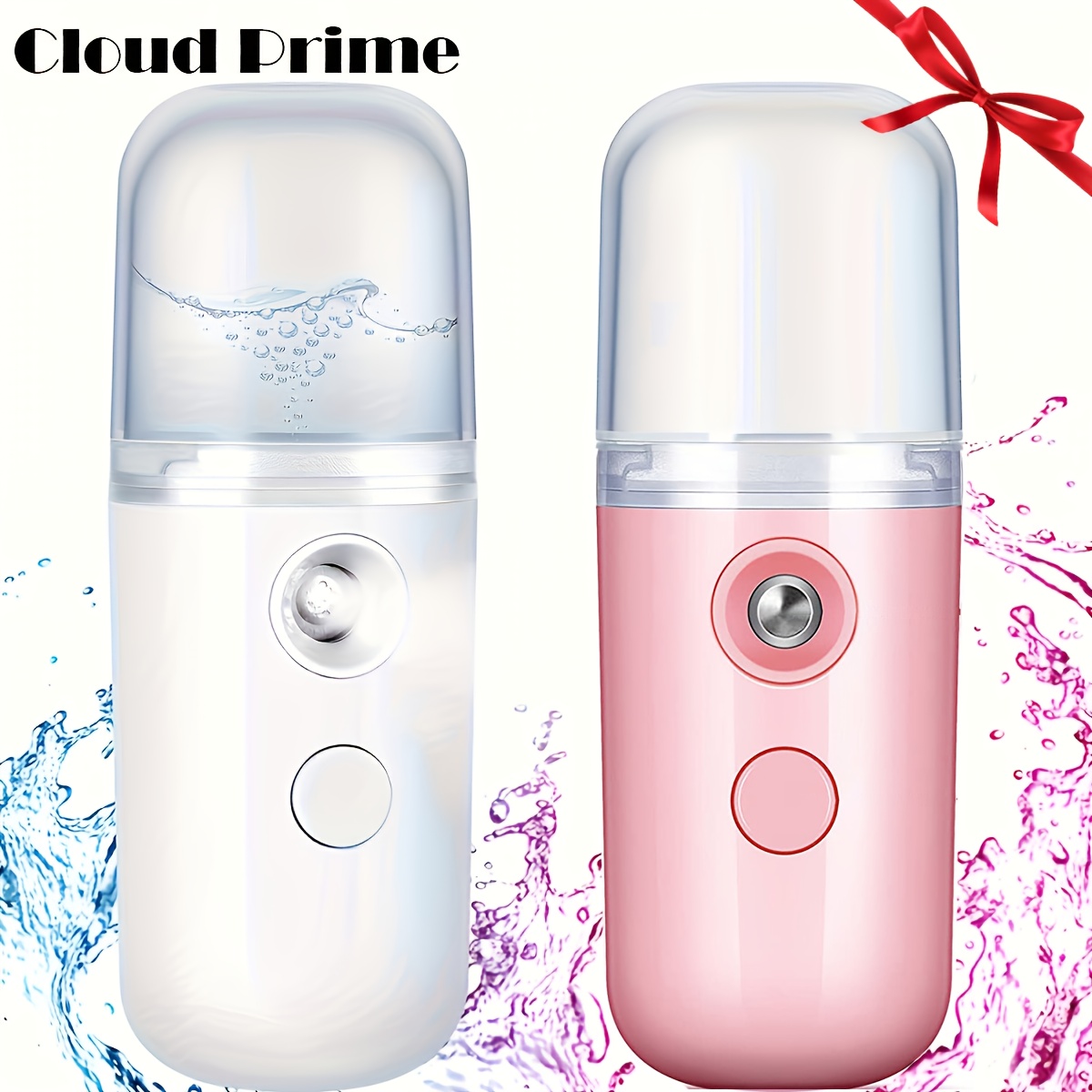 nano facial mister 30ml portable mini face mist   usb mist hand eyelash extensions atomization machine for facial hydrating christmas gift valentines day gift