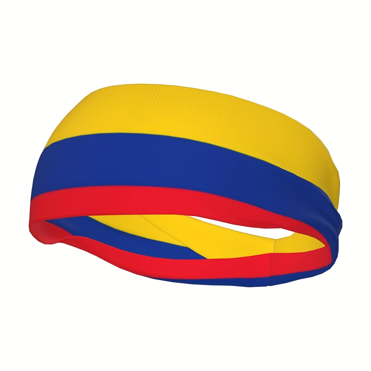 Yellow blue and red headband flag headband red yellow blue three - Temu Spain main image 3