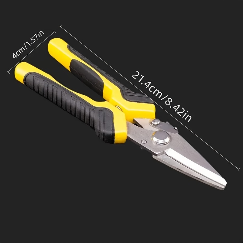 Stainless Steel Scissors Metal Sheet Cutting Scissor Pvc Pipe Cutter Professional Industrial Shears