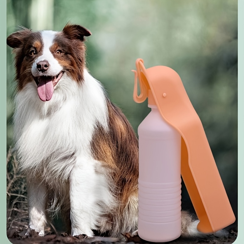 

Portable Pet Water Bottle Dispenser For Dogs And Cats, Leak-proof Outdoor Drinking Cup With Removable Drinking Nozzle, Made Of Durable Polypropylene Material