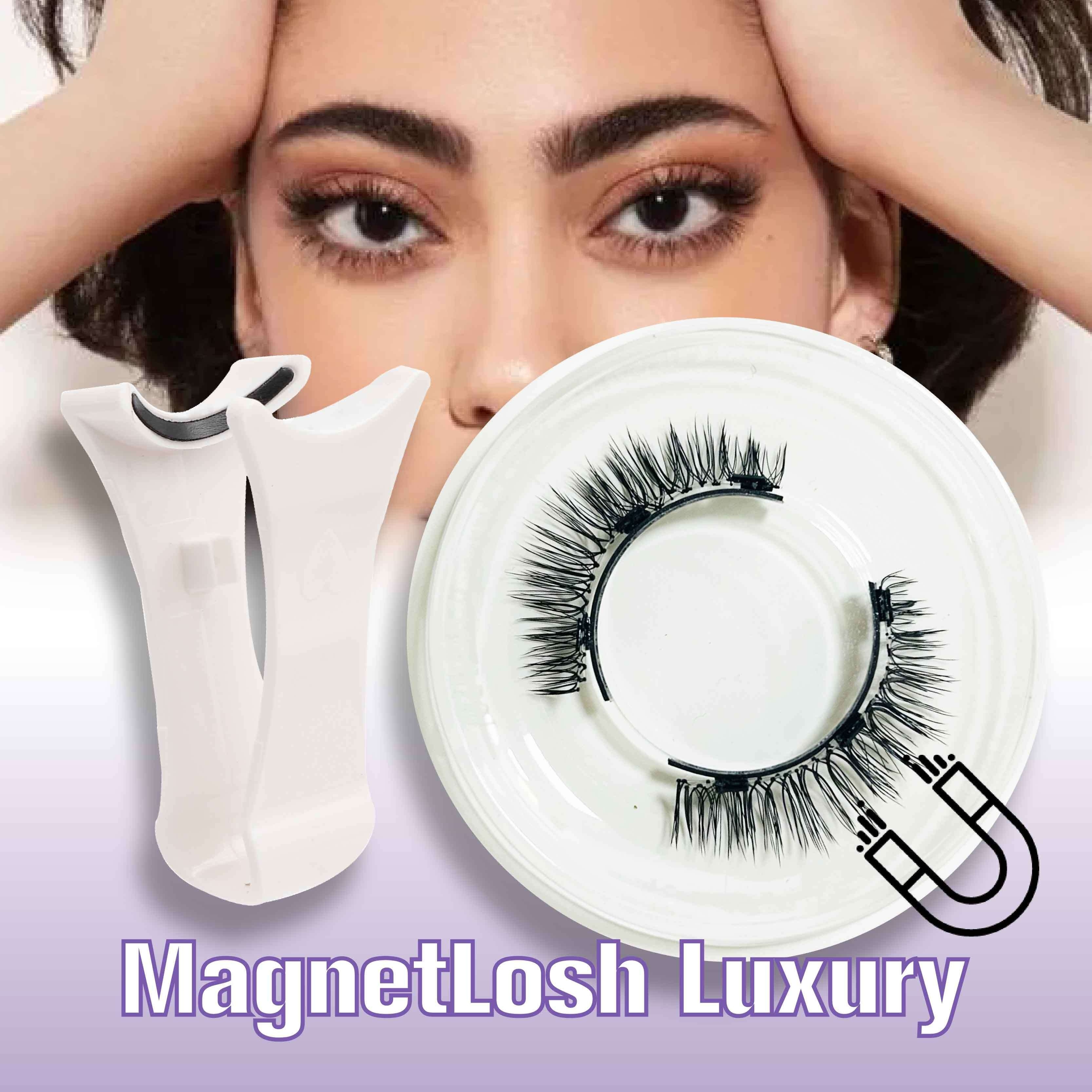 

Magnetic Reusable False Eyelashes, Diy Magnetic Eyelashes For Beginners, 3d Natural Magnetic Lashes, Waterproof, , 1 Pair