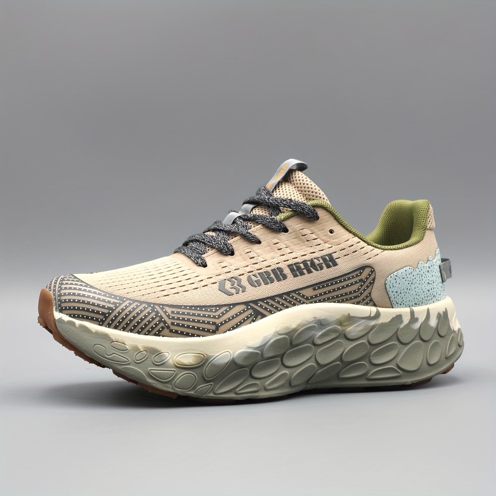 Men'S Thick-Soled Height-Increasing Sports Casual Shoes, Comfortable And Lightweight, Shock-Absorbing Outdoor Jogging Shoes, Slip-Resistant And Breathable Hiking Footwear