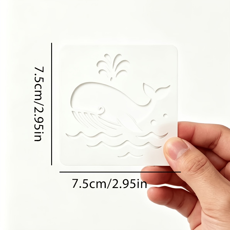 16 Reusable Marine Life Stencils for DIY Crafts