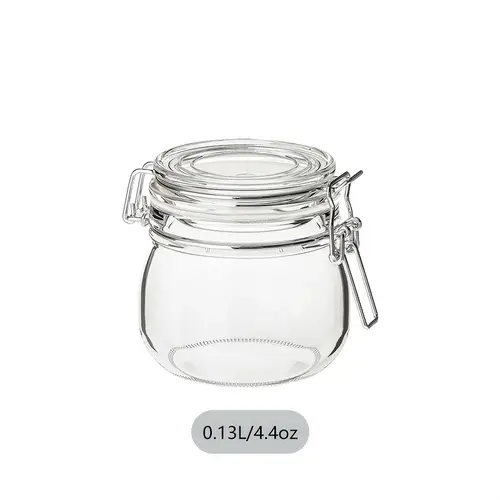 christmas gift glass sealing jars multi size food storage jars with silicone gaskets for kitchen canning pasta sugar coffee spices