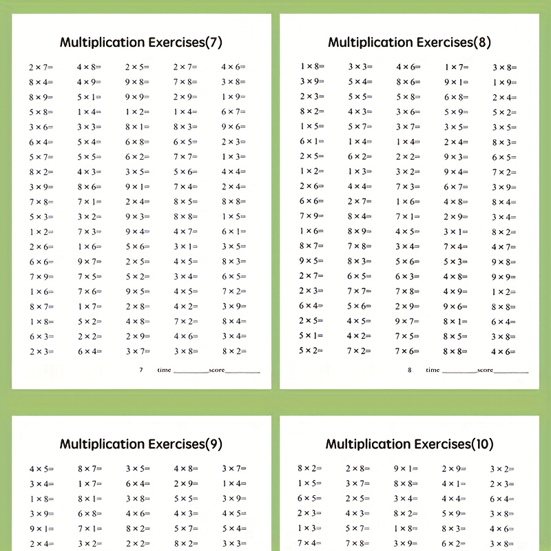 48-Page Multiplication And Division Arithmetic Practice Book, Enhancing Calculation Skills, Hand-Written Math Book, Educational Tool, School Supplies And Christmas Gift, Classroom Activities, Home Textbook, Interactive Learning, Clear Printing 48-Page Multiplication And Division Arithmetic Practice Book, Enhancing Calculation Skills, Hand-Written Math Book, Educational Tool, School Supplies And Christmas Gift, Classroom Activities, Home Textbook, Interactive Learning, Clear Printing