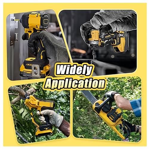 2 pack 12000mah 20 battery high capacity lithium compatible with dw dcb200 dcb201 dcb203 dcb204 dcb206 dcb207 series 20v cordless power tools